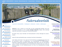 Tablet Screenshot of fahrradverleih-sellin.de